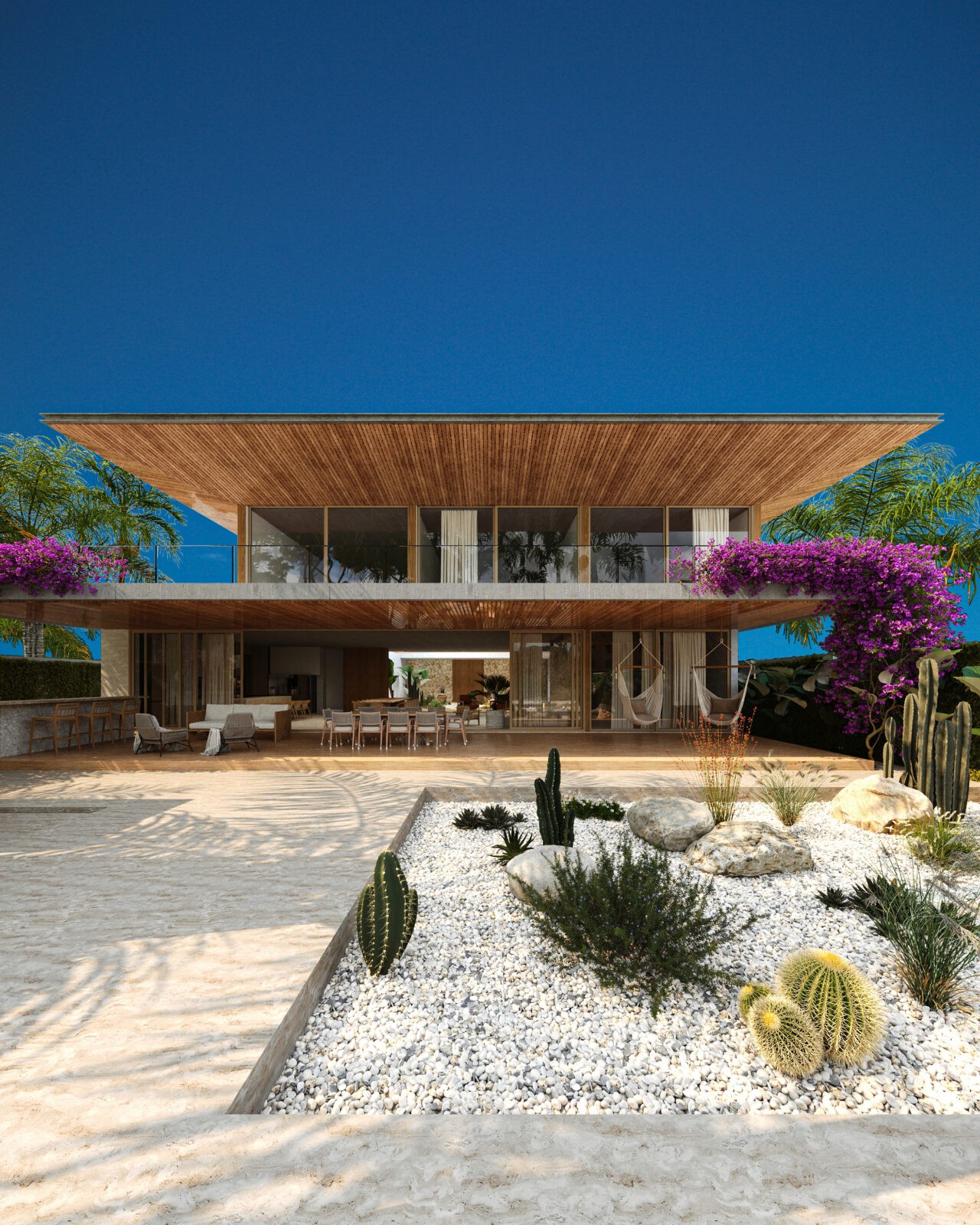 PROYECTO REINOSO VENTURA - RESORT - FACHADA POSTERIOR2